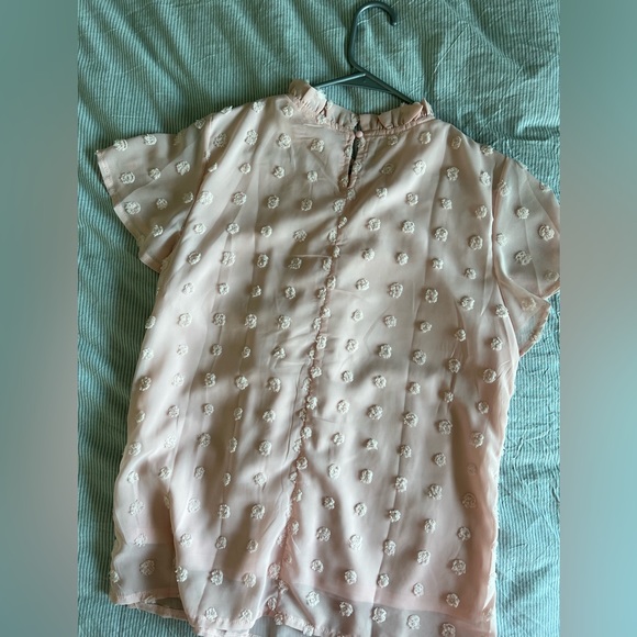 Pink Polka Dot Blouse - Picture 3 of 3